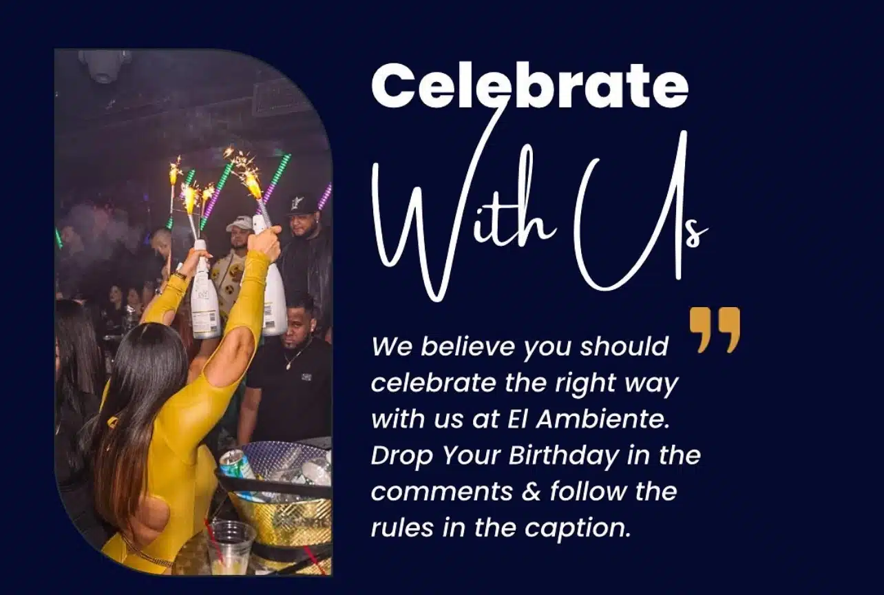 El Ambiente birthday packages