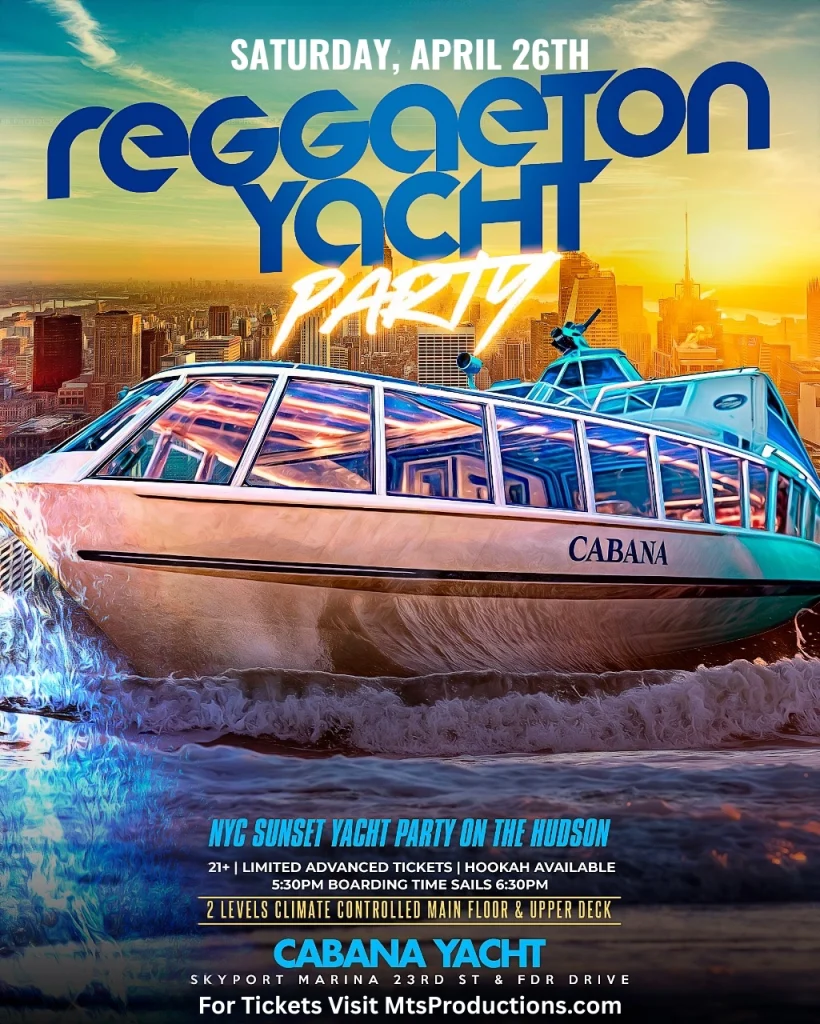 Reggaeton Yacht Party nyc