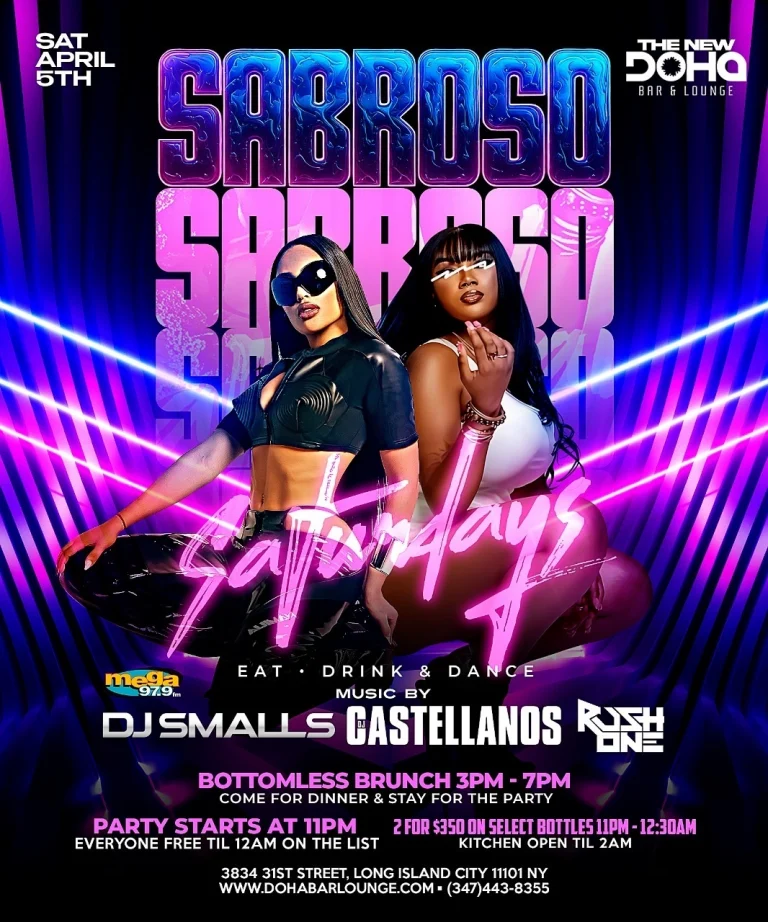 Sabroso Saturdays April 5th