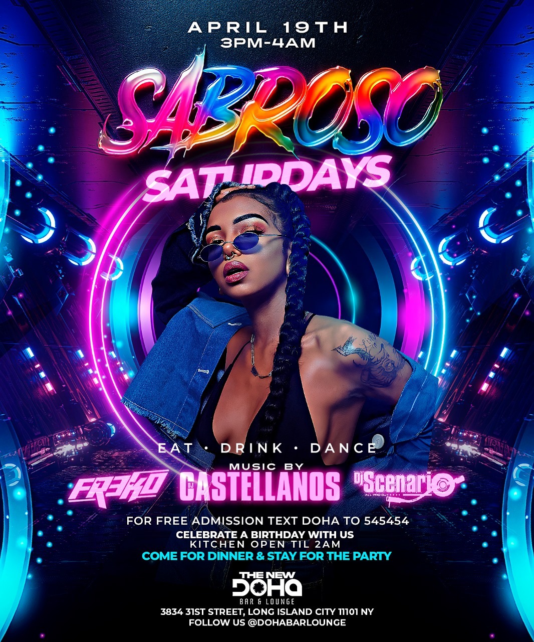 Saturday Party in Queens Flyer