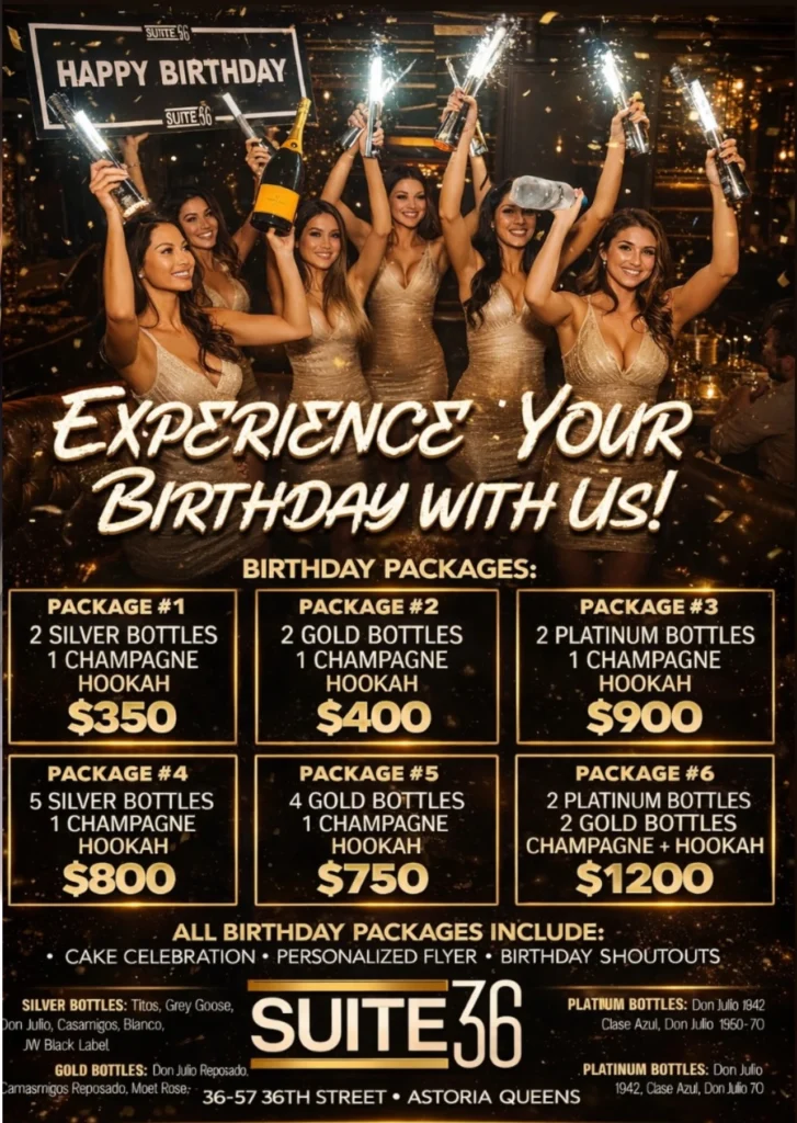 suite 36 astoria birthday packages