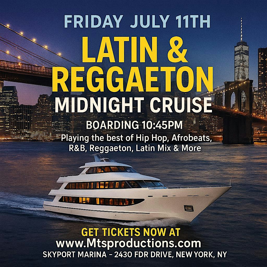 latin & reggaeton midnight cruise