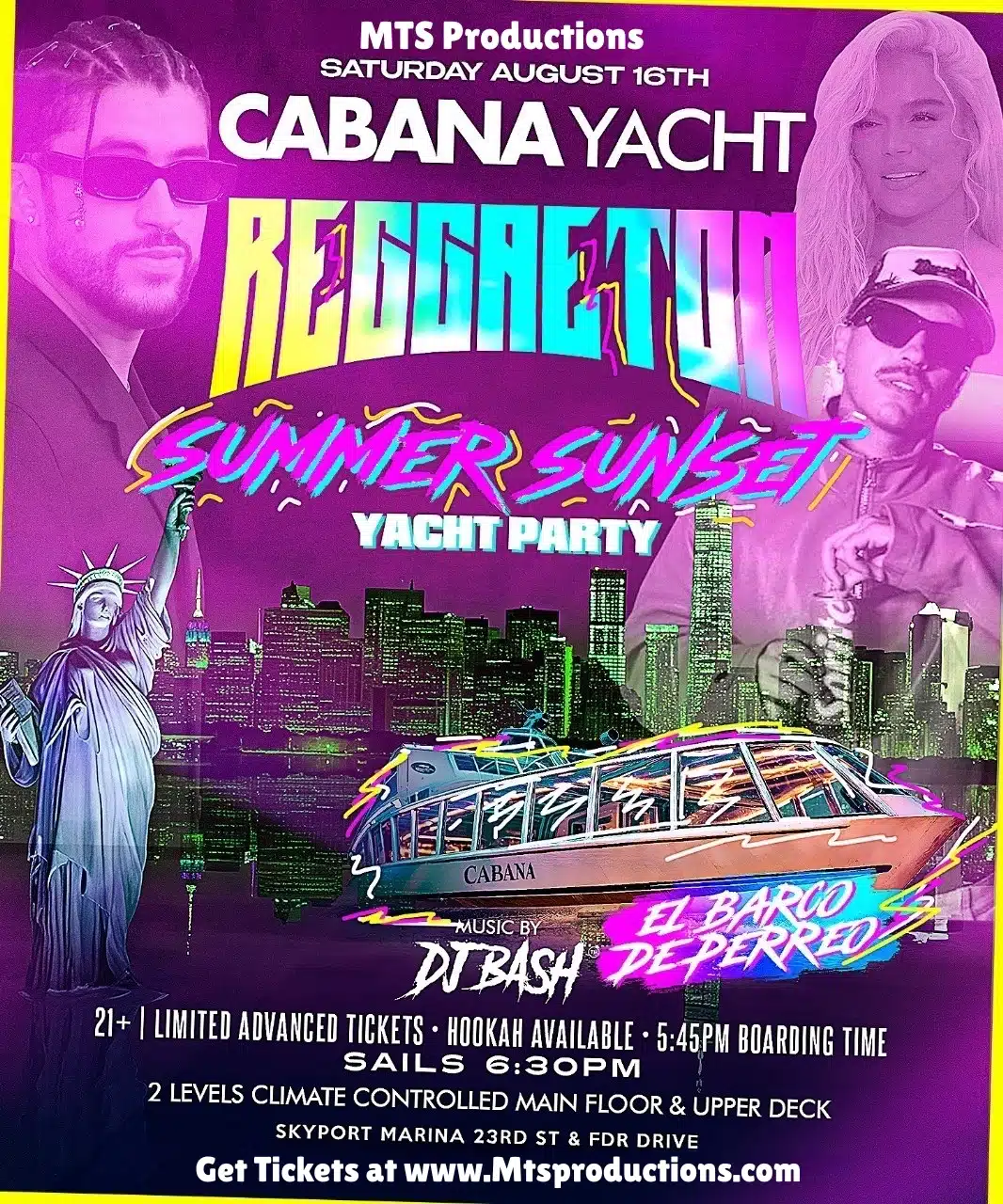 Summer Sunset Yacht Party