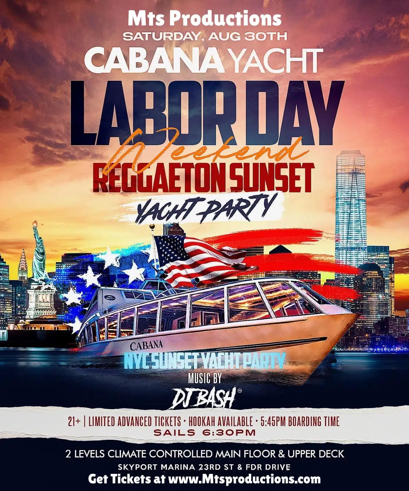 Reggaeton Sunset Yacht Party