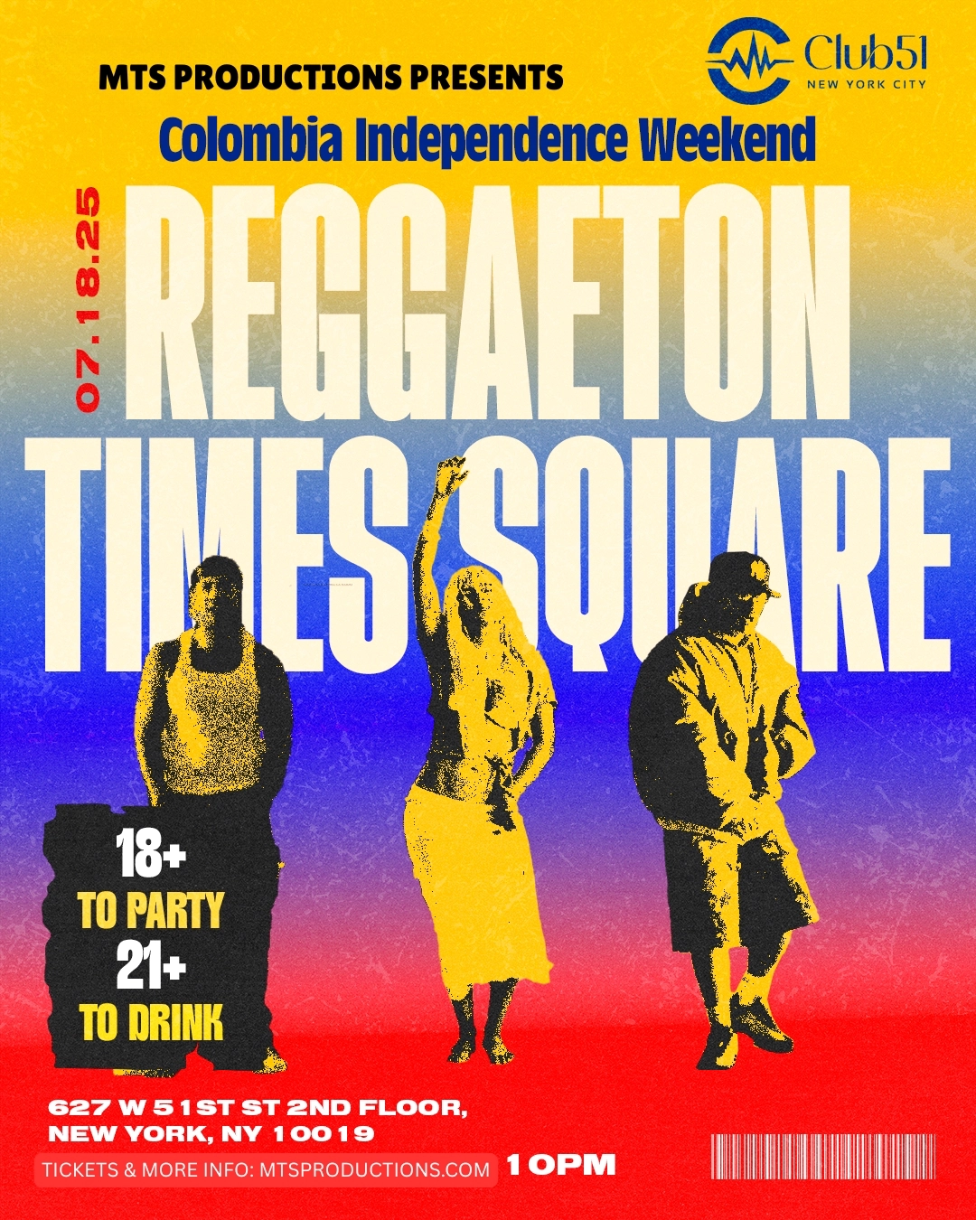 Reggaeton Time Square Club 51 NYC