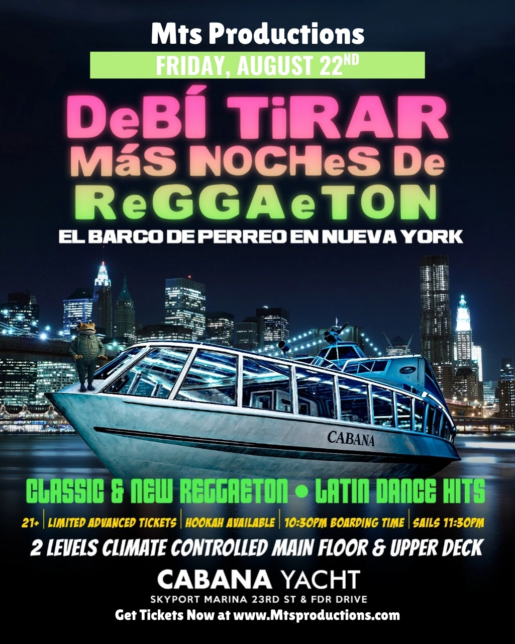 Nyc Latin Yacht Party