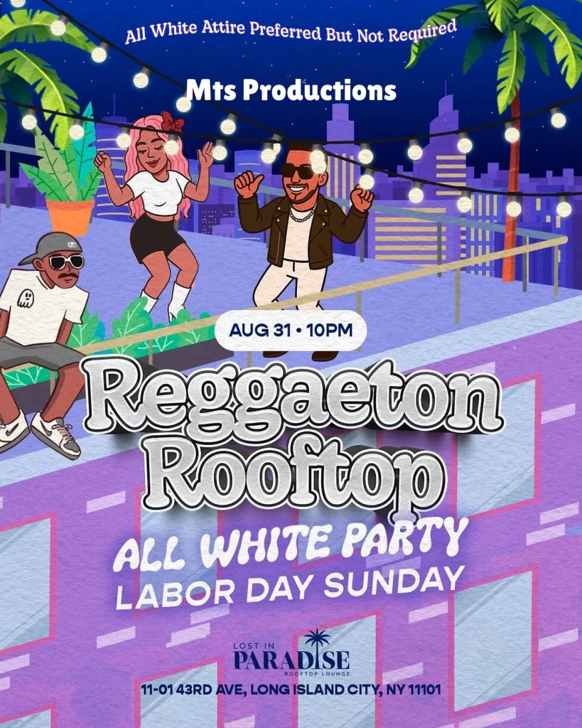 Reggaeton Rooftop All White Party