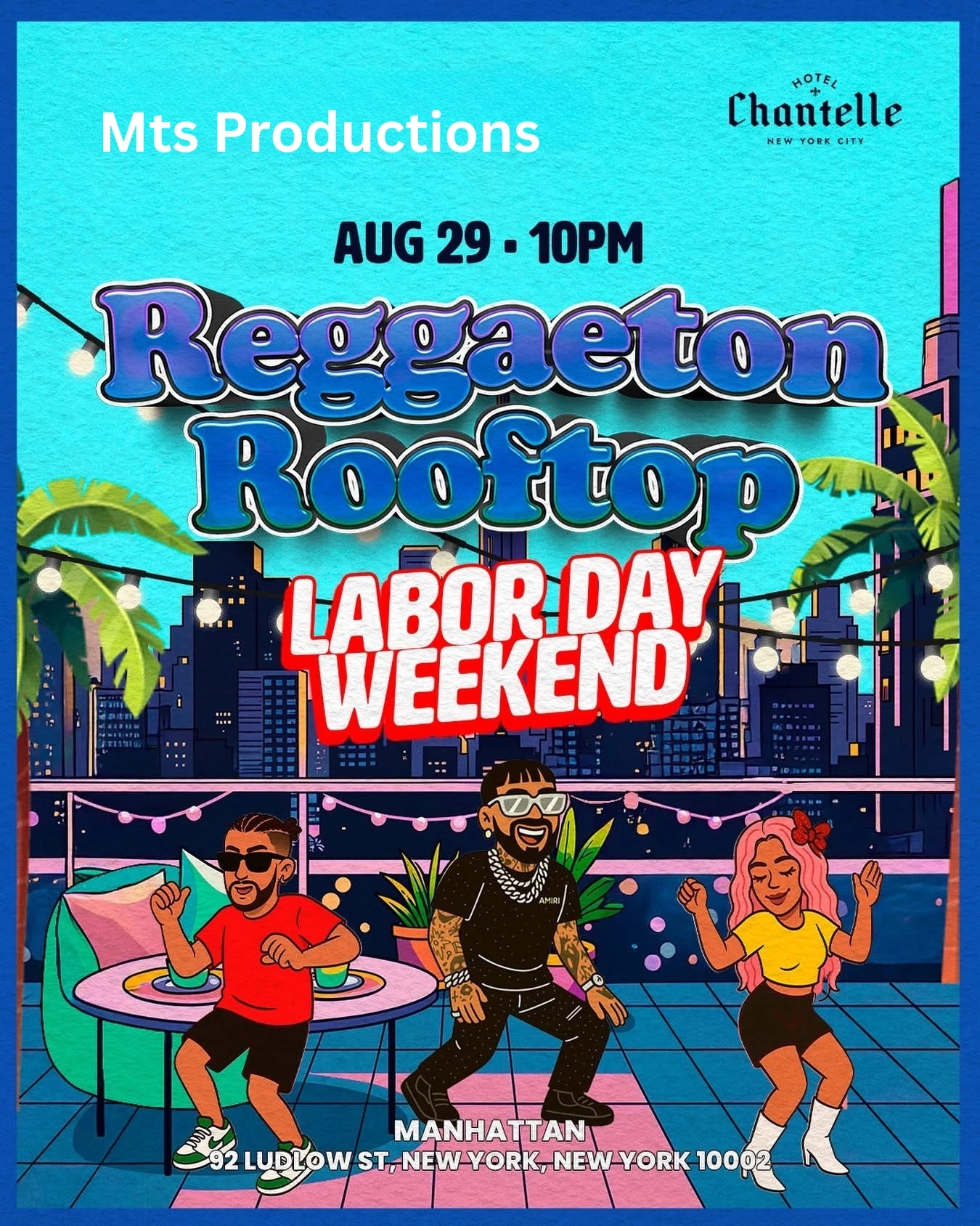 Reggaeton Rooftop Labor Day Weekend