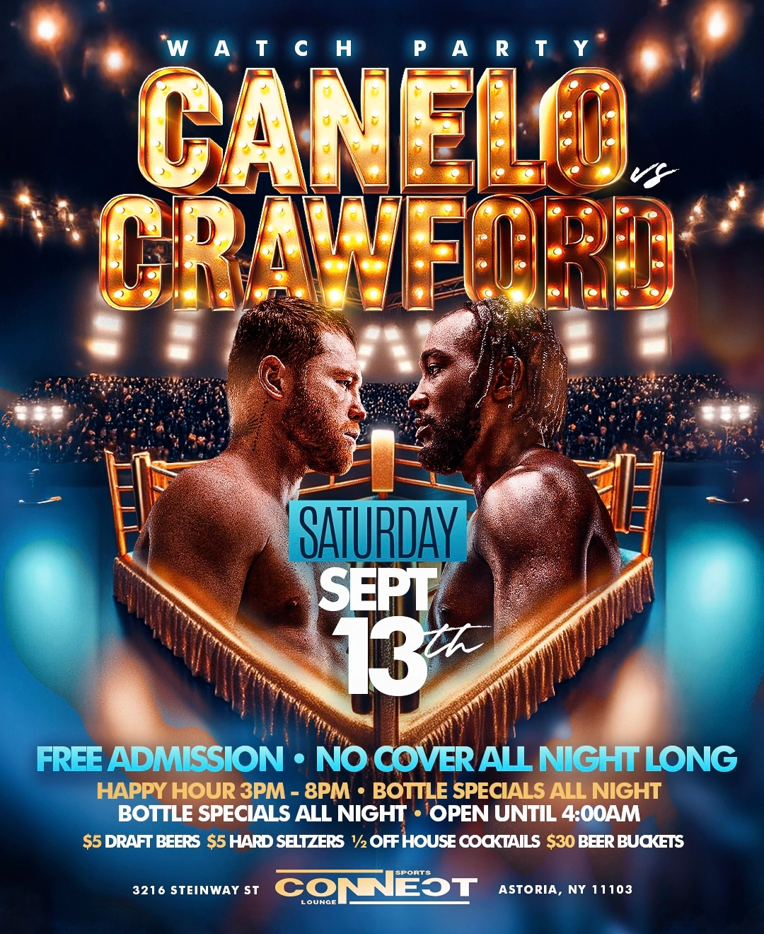 Canelo vs Crawford Watch Party NYC