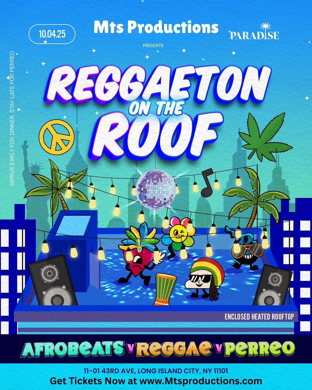 Reggaeton on the rooftop
