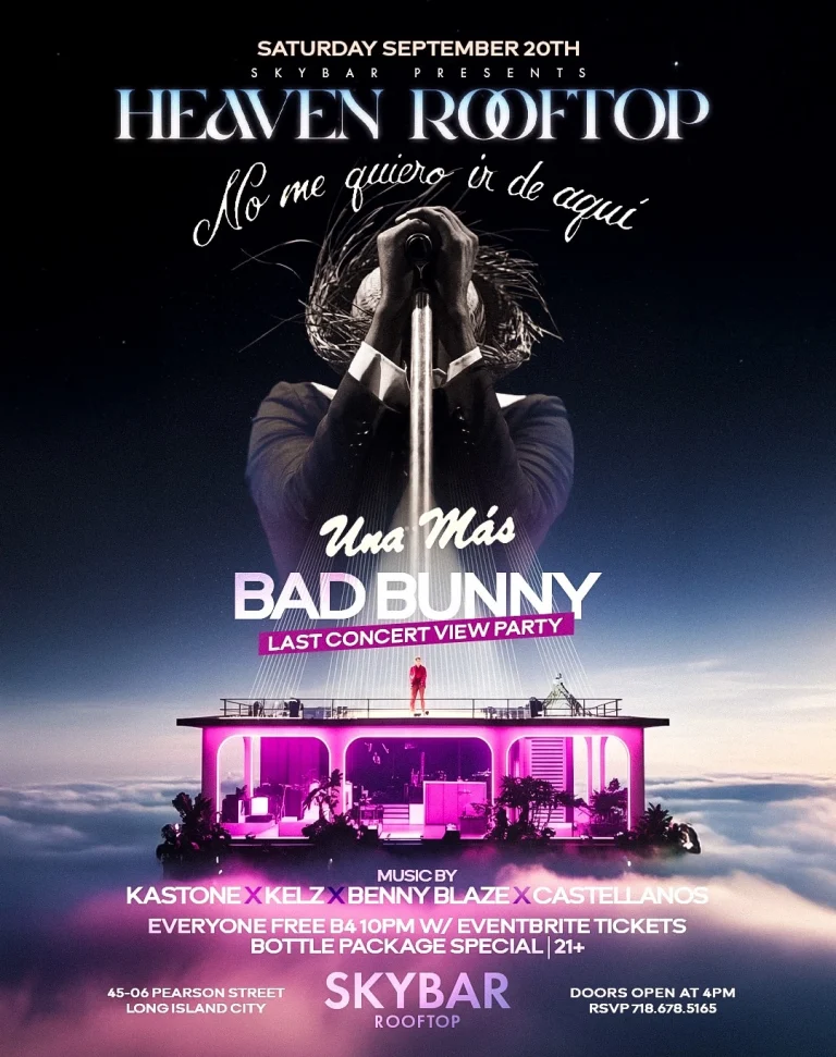Bad Bunny concert view party NYC