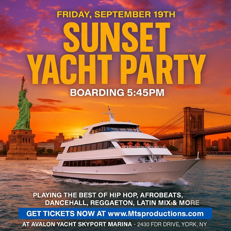 Sunset Yacht Party NYC