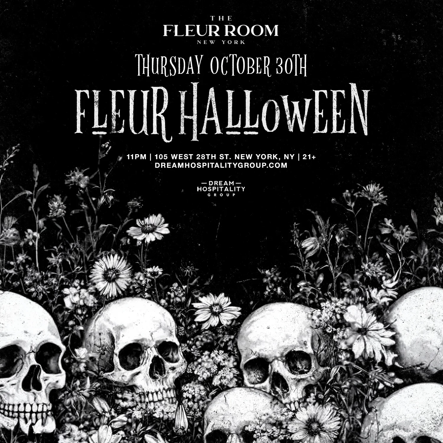 Halloween Weekend at The Fleur Room NYC | October 30–31, 2025