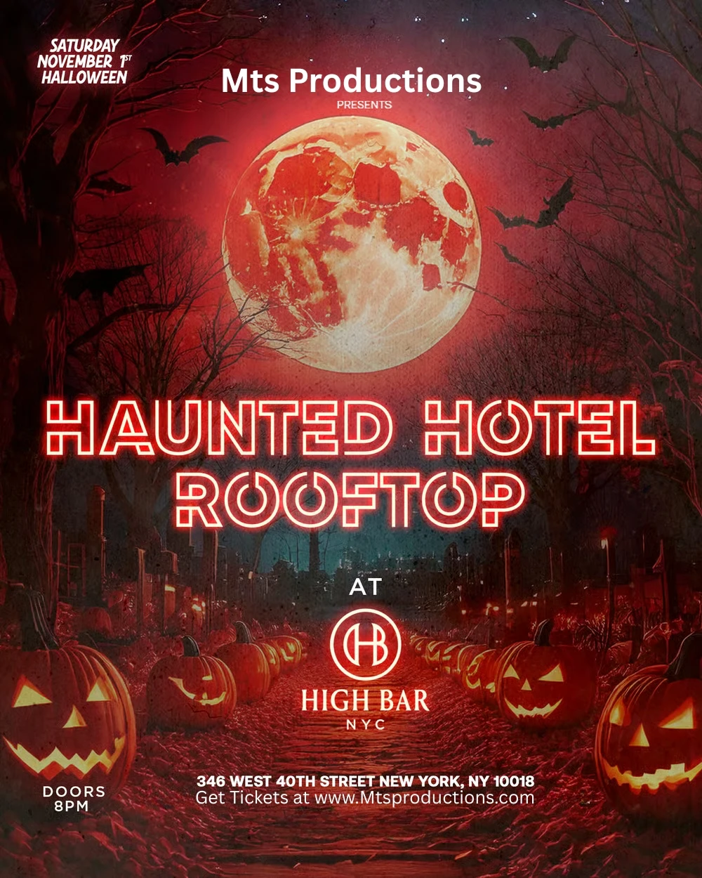 High Bar NYC Halloween