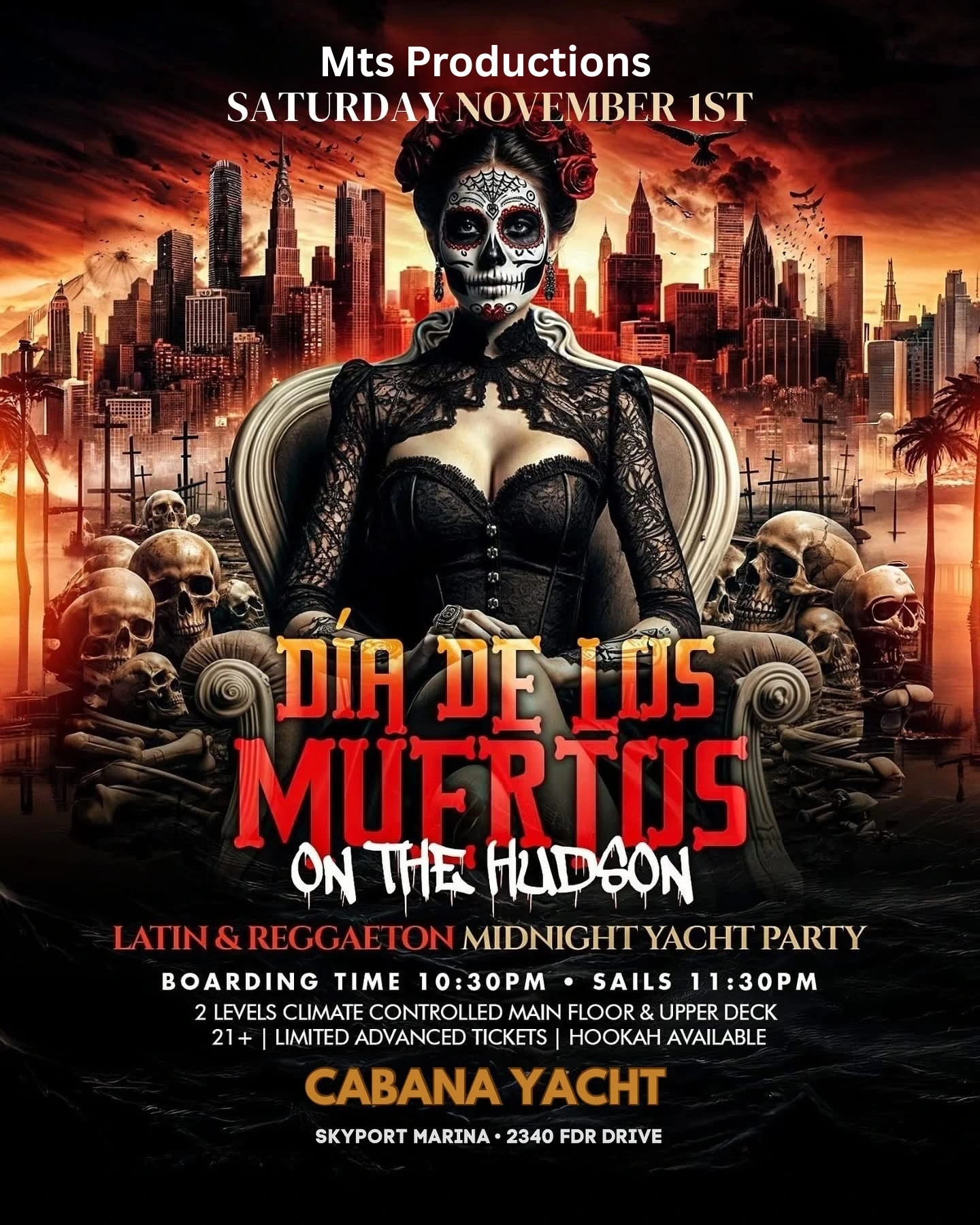 cabana yacht halloween