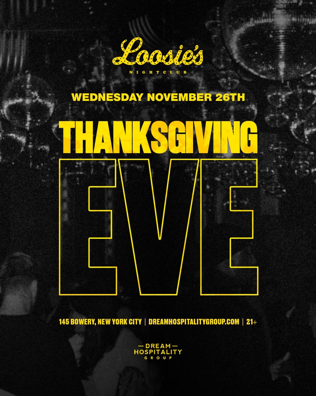 Loosie’s NYC Thanksgiving eve