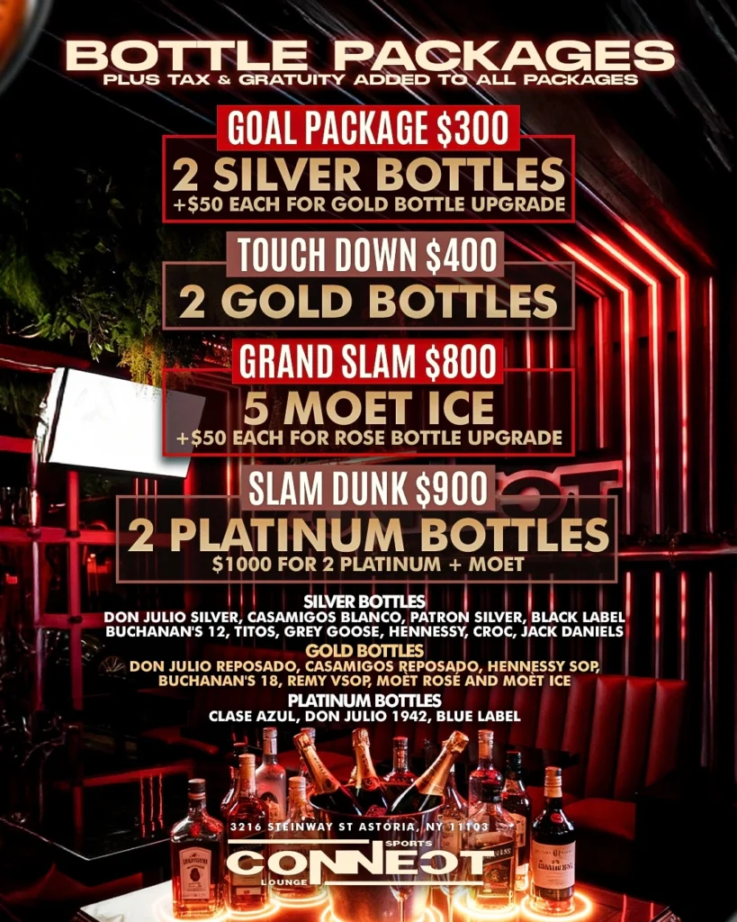 Connect Astoria birthday packages