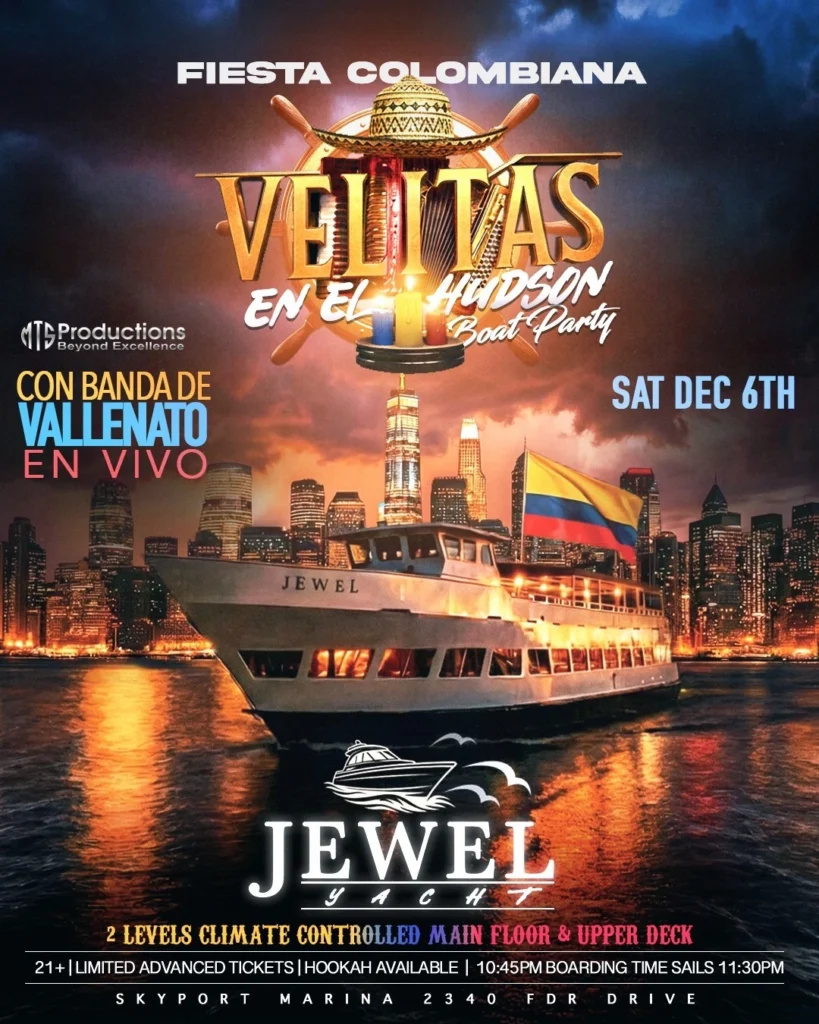 Jewel Yacht Colombian Party