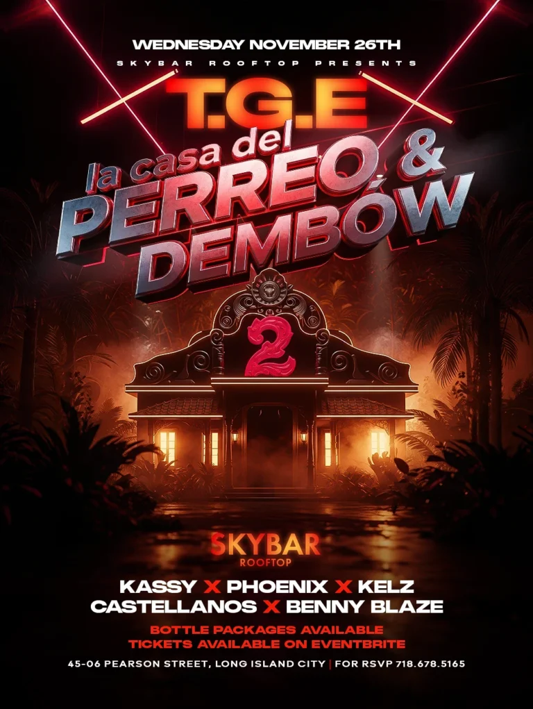 Skybar rooftop thanksgiving eve