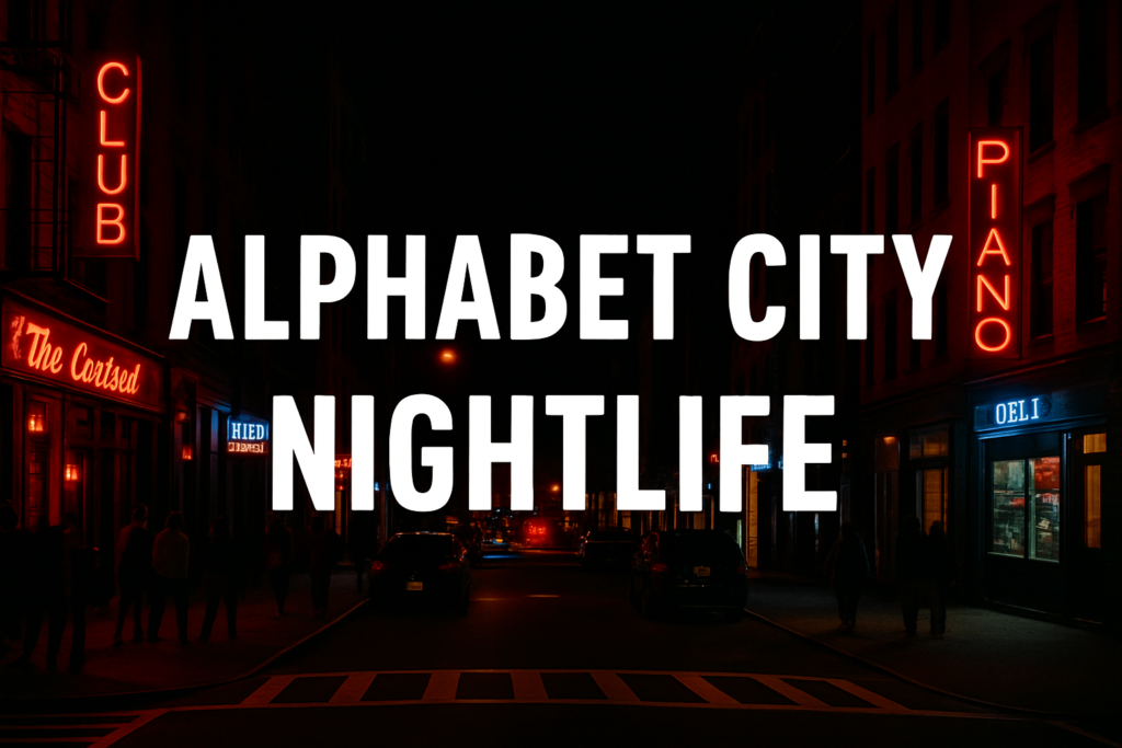 Alphabet City Nightlife Guide