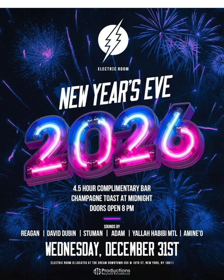 Electric Room New Years Eve