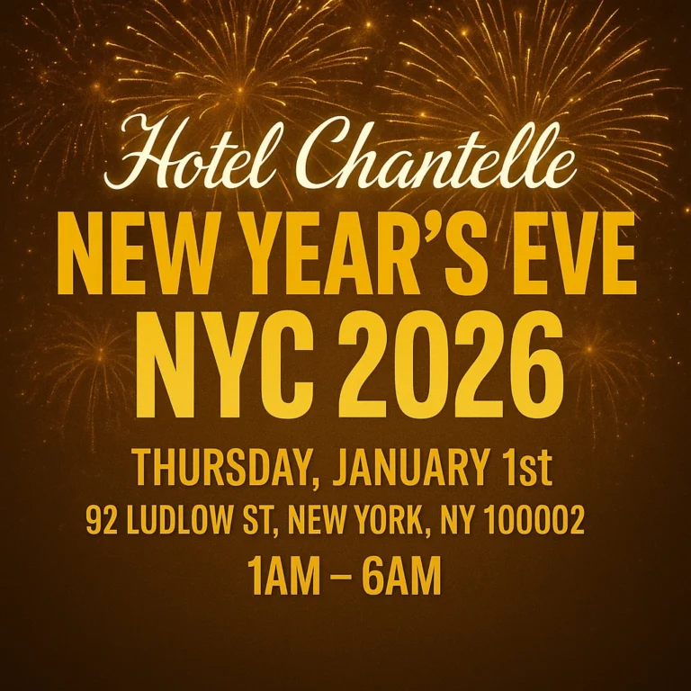 Hotel Chantelle New Years Eve After Party