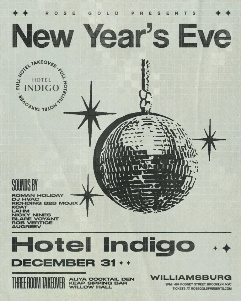 Hotel Indigo Williamsburg New Year’s Eve
