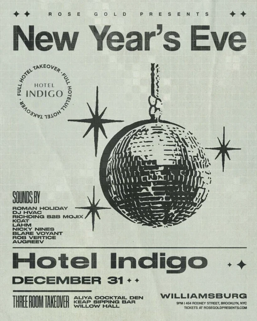 Hotel Indigo Williamsburg New Year’s Eve