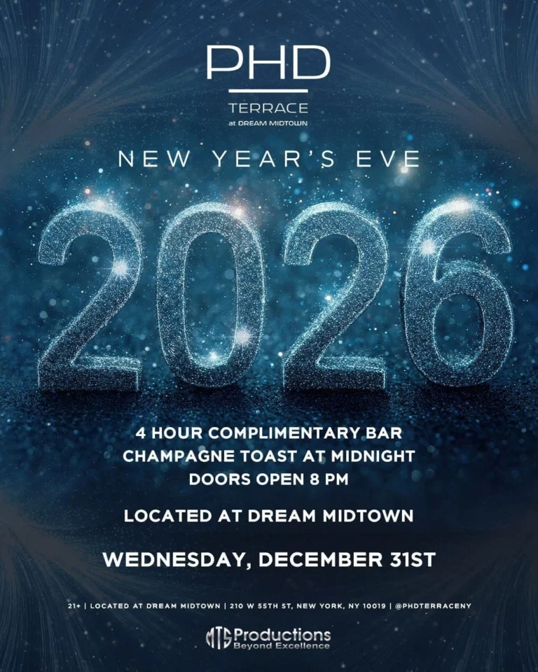 PHD Terrace New Years Eve
