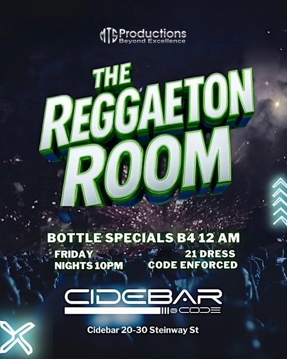 Reggaeton room cidebar