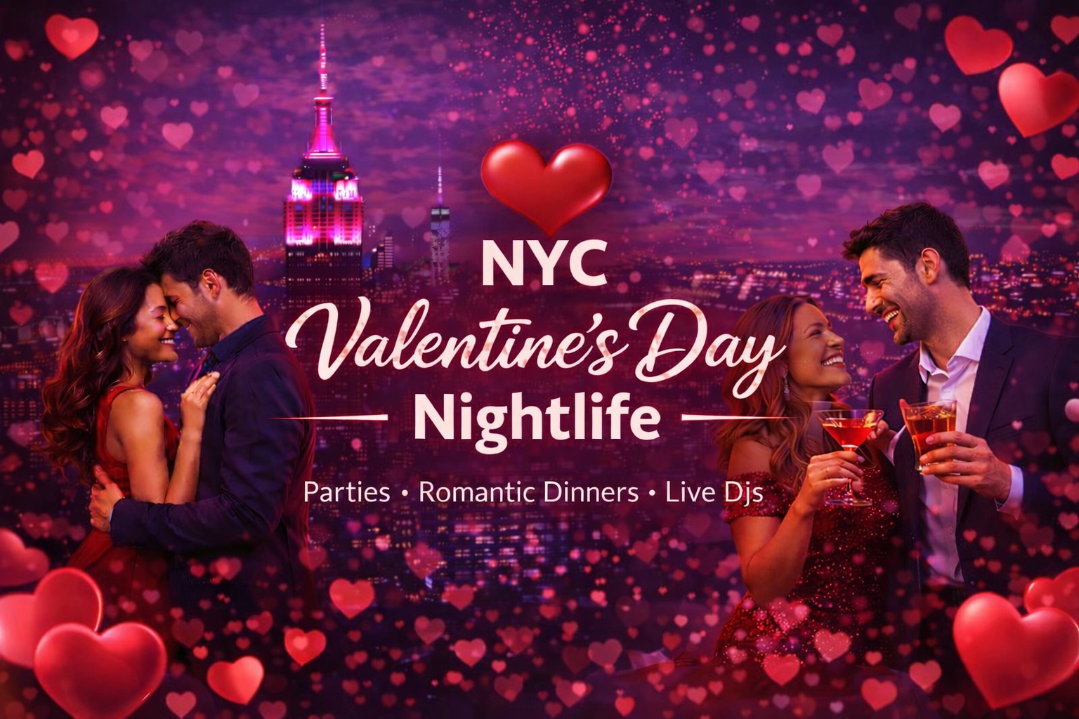 NYC Valentine’s Day Nightlife – Where Love Meets the Hottest Party Scene