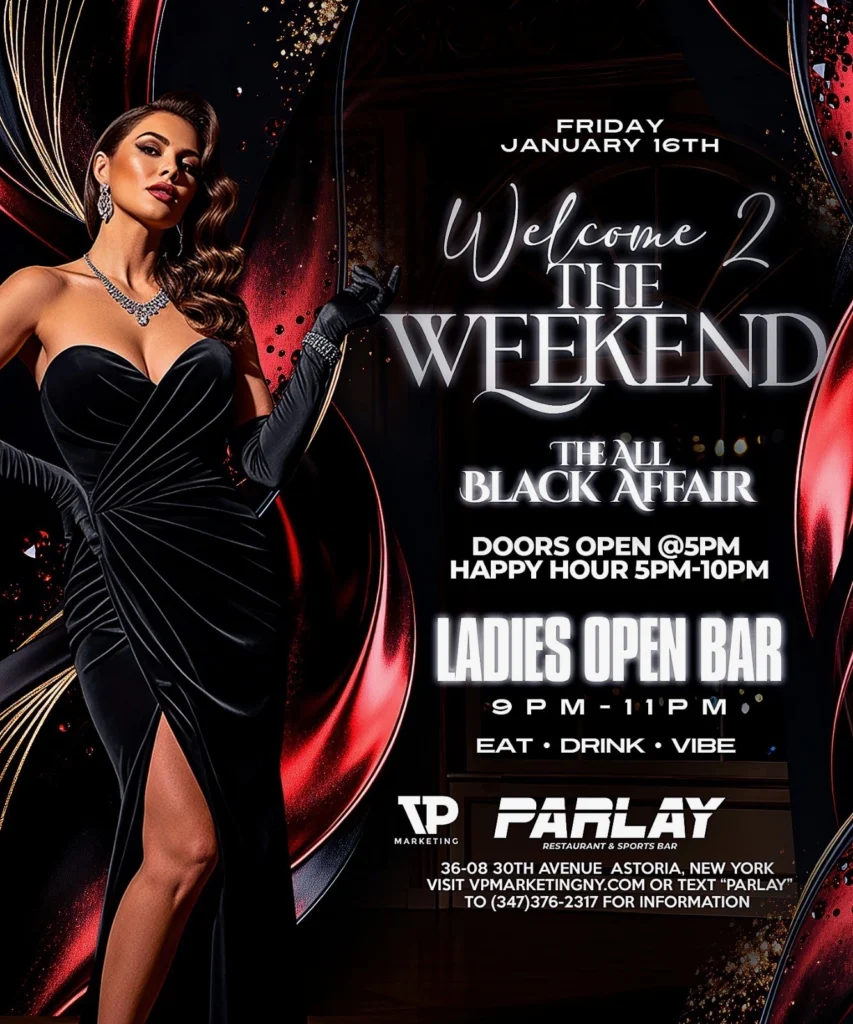 All Black Affair Parlay Astoria