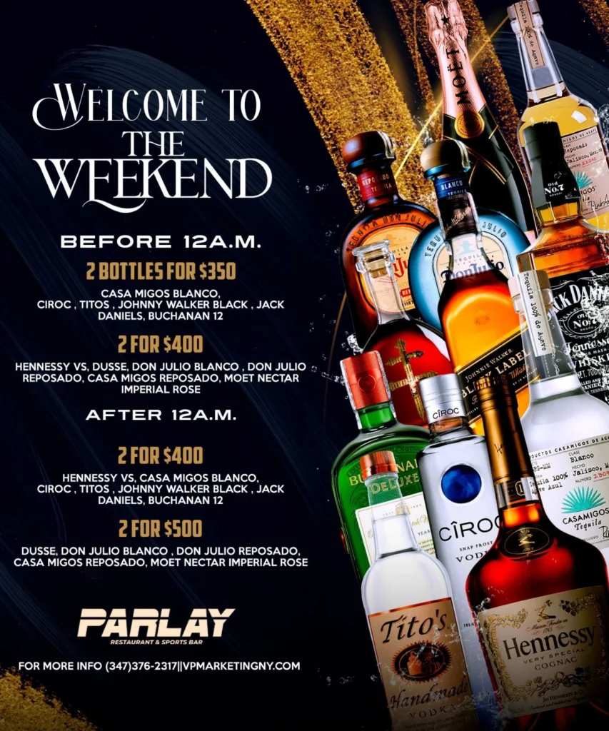 Parlay Astoria Bottle service