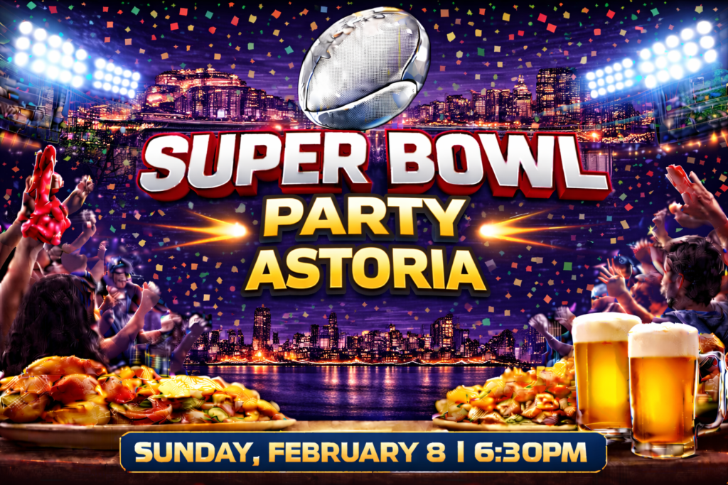 super bowl party astoria