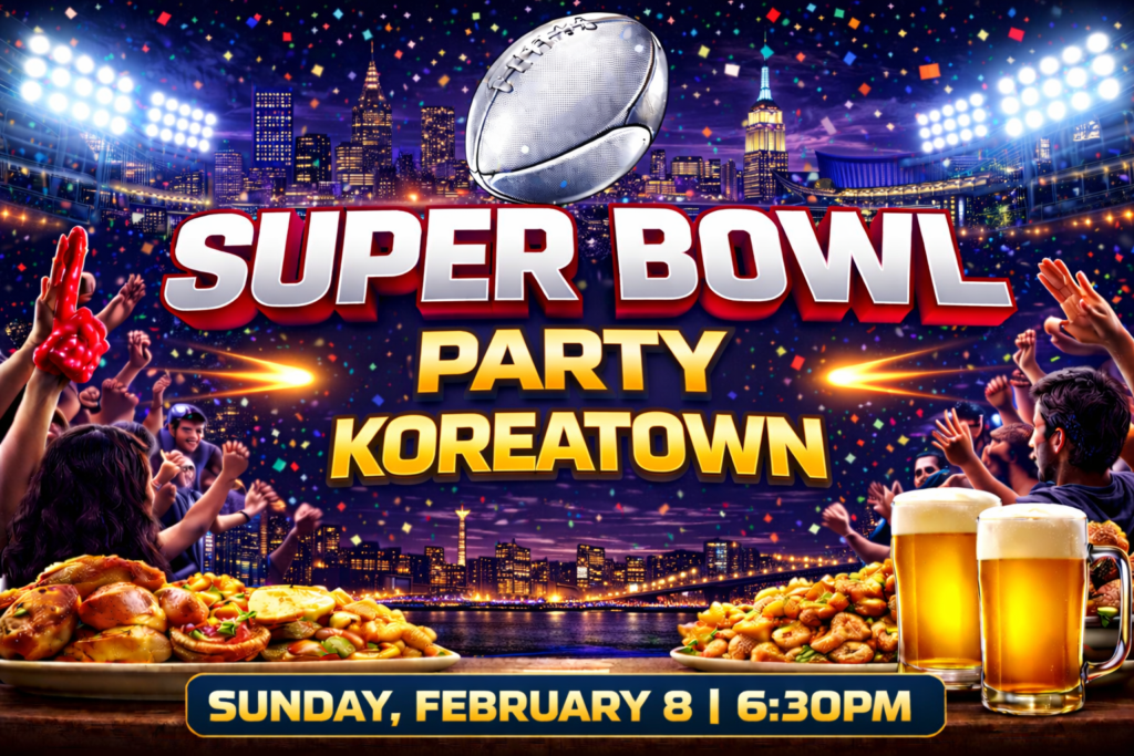 Super Bowl party Koreatown