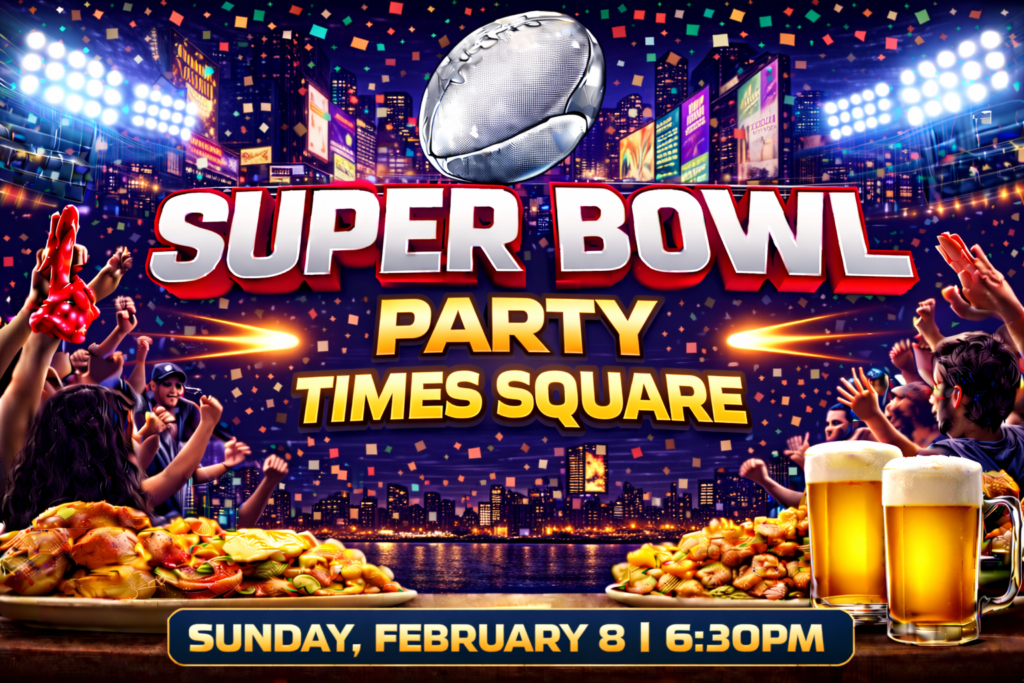 Super Bowl Party Times Square