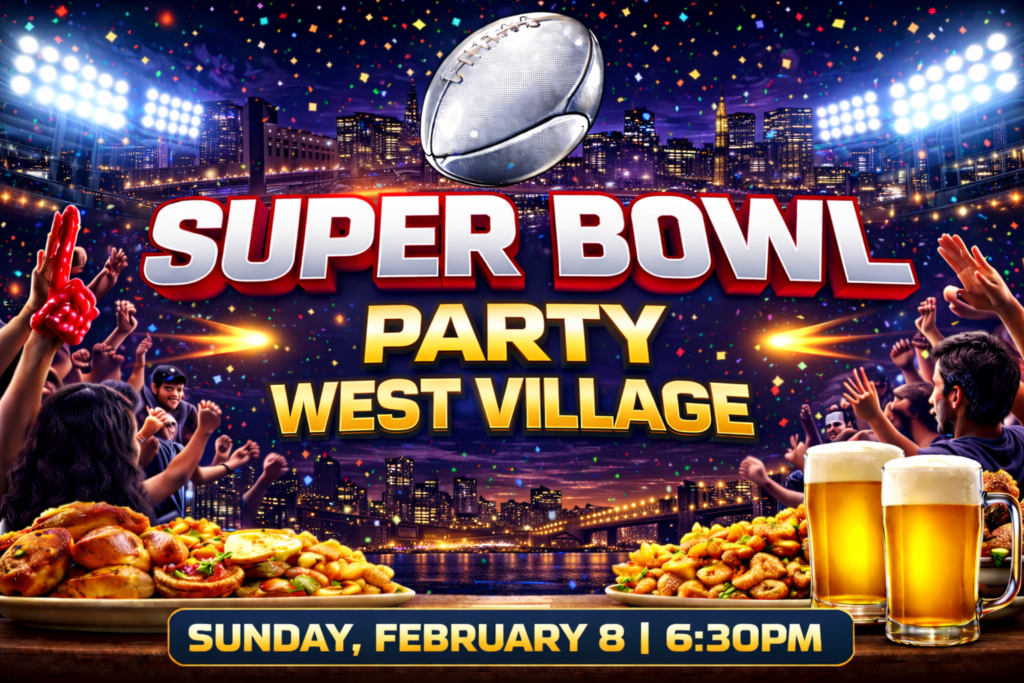 Super Bowl party West Village