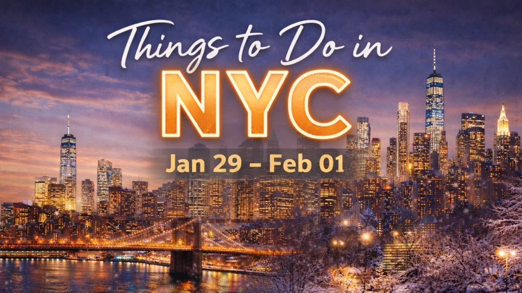 Things to Do in NYC Jan 29 – Feb 01
