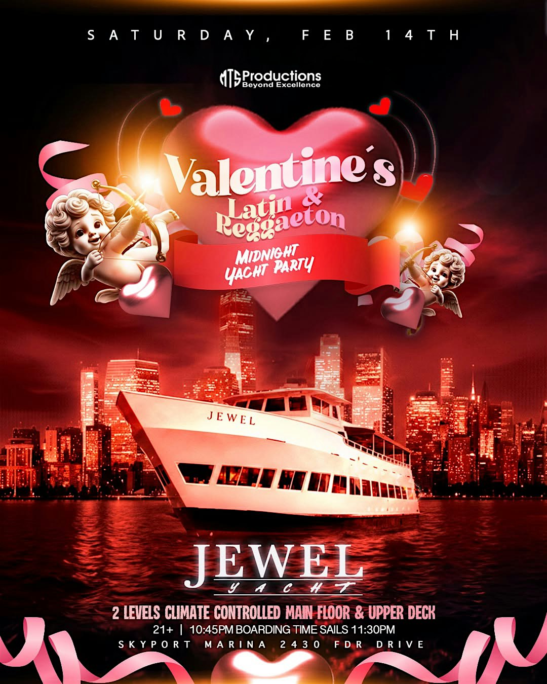 Valentine’s Yacht Party NYC