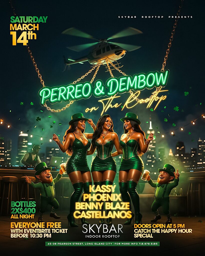 Perreo & Dembow Rooftop Party NYC