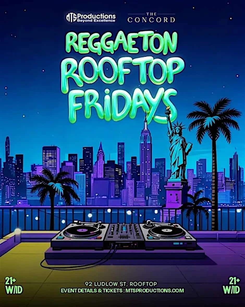 reggaeton rooftop fridays