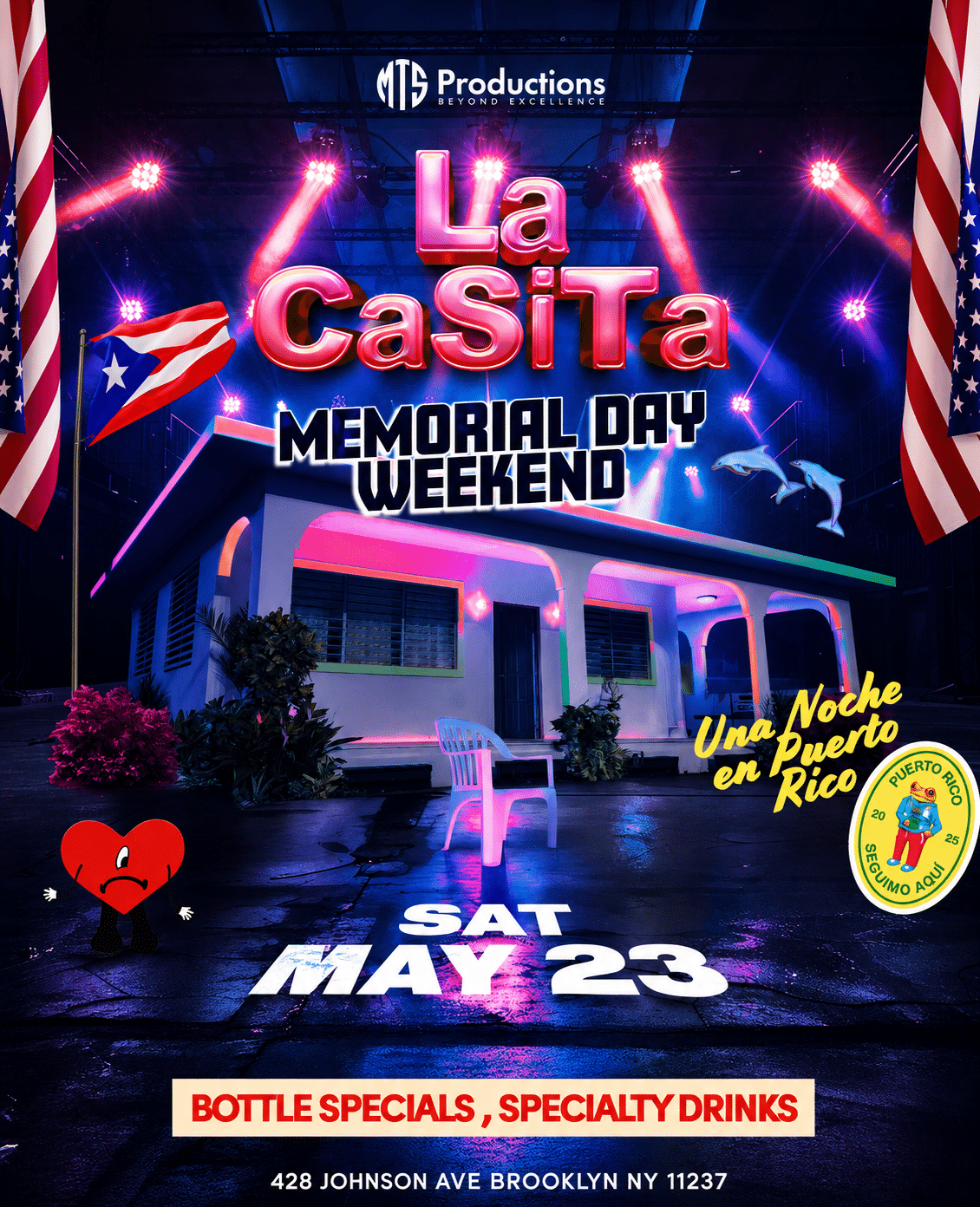 Memorial Day Weekend Bad Bunny Party NYC