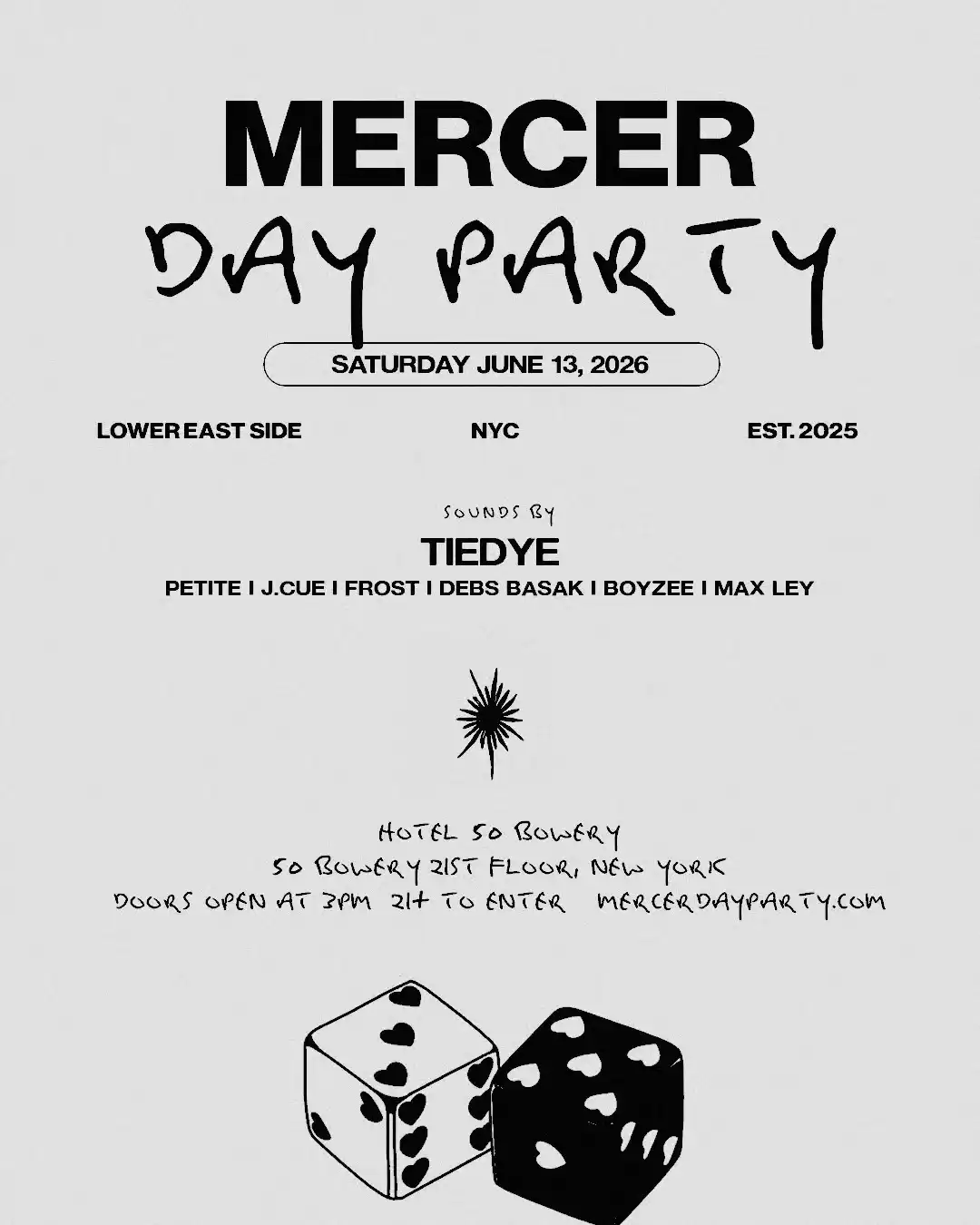 Mercer Day Party NYC
