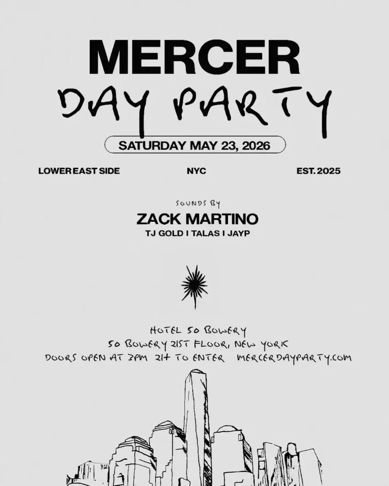MERCER DAY PARTY - May 23