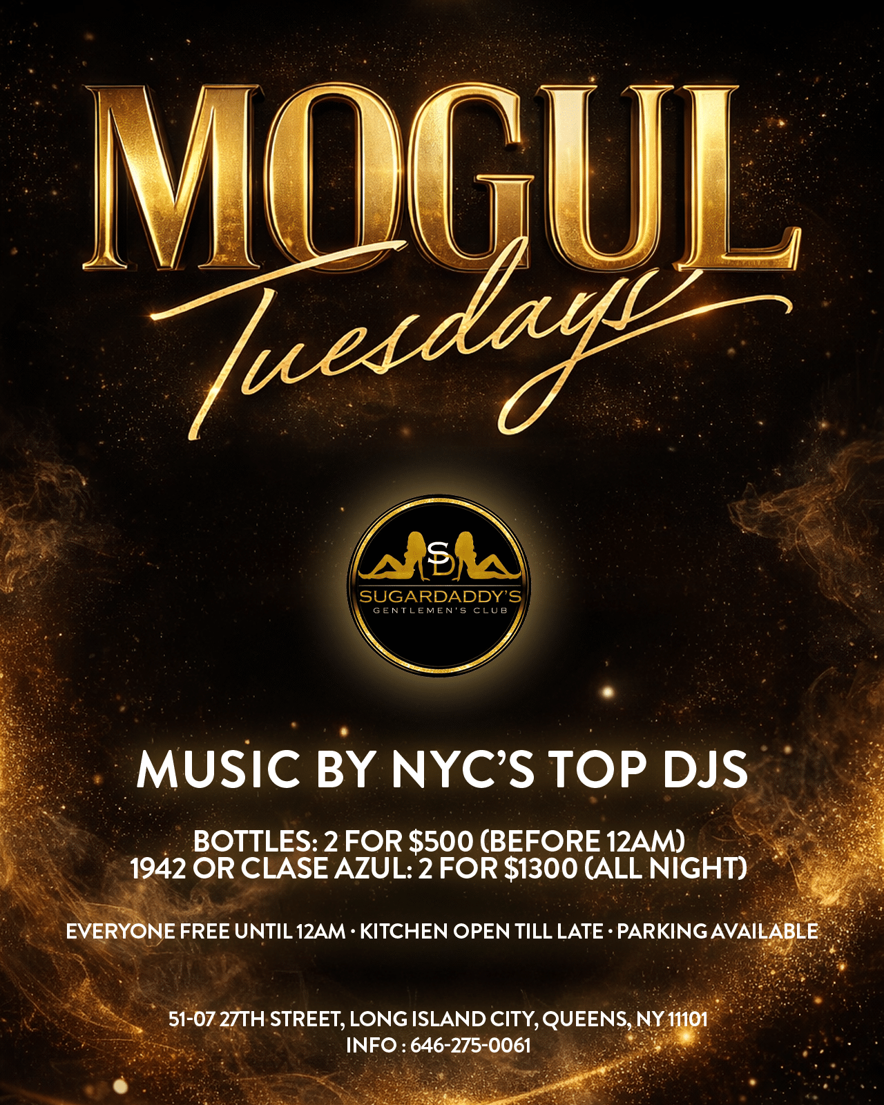 Mogul Tuesdays Event Flyer