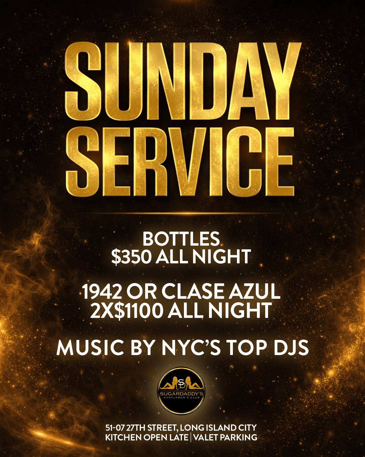 Sunday Service Event Flyer