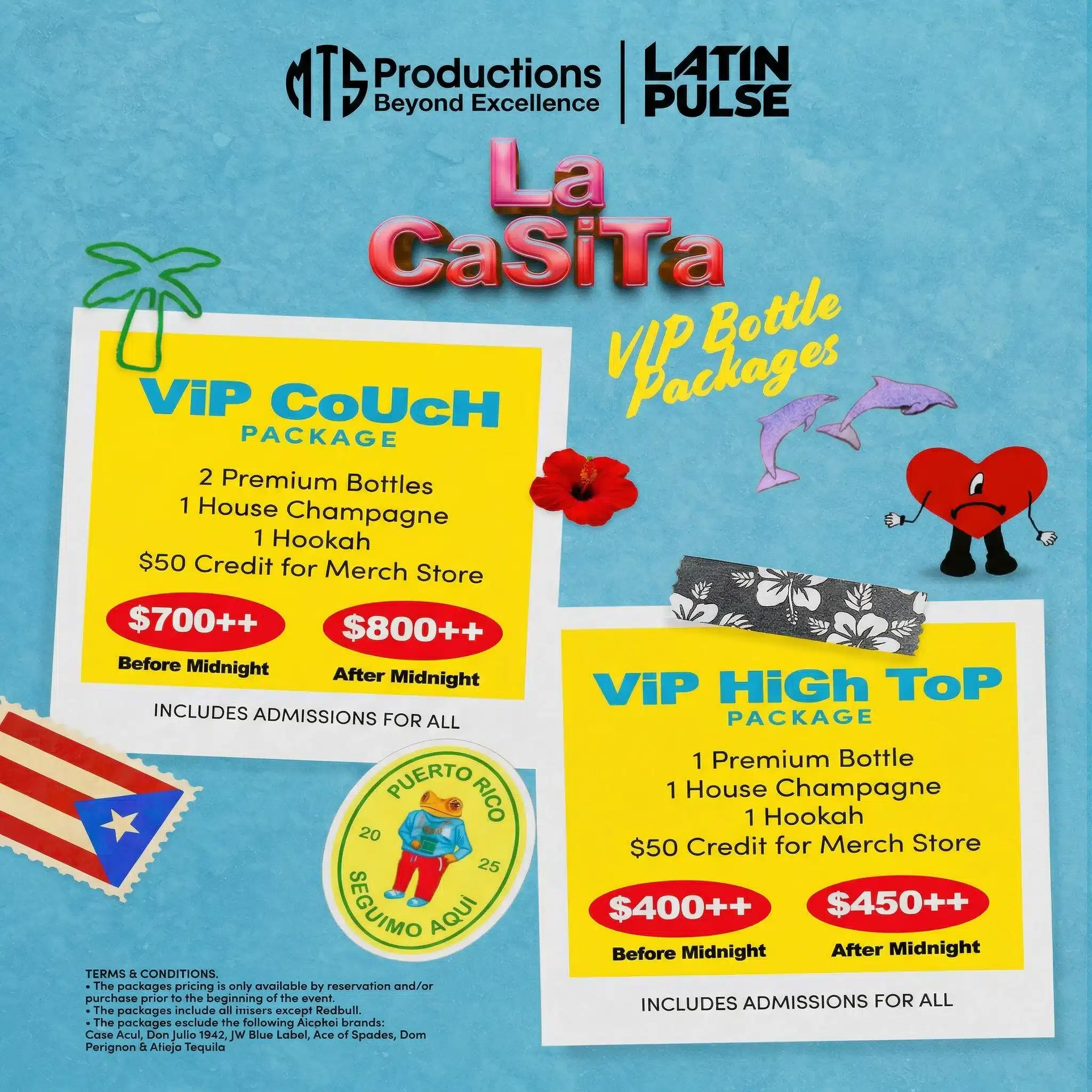 la casita brooklyn vip bottle packages