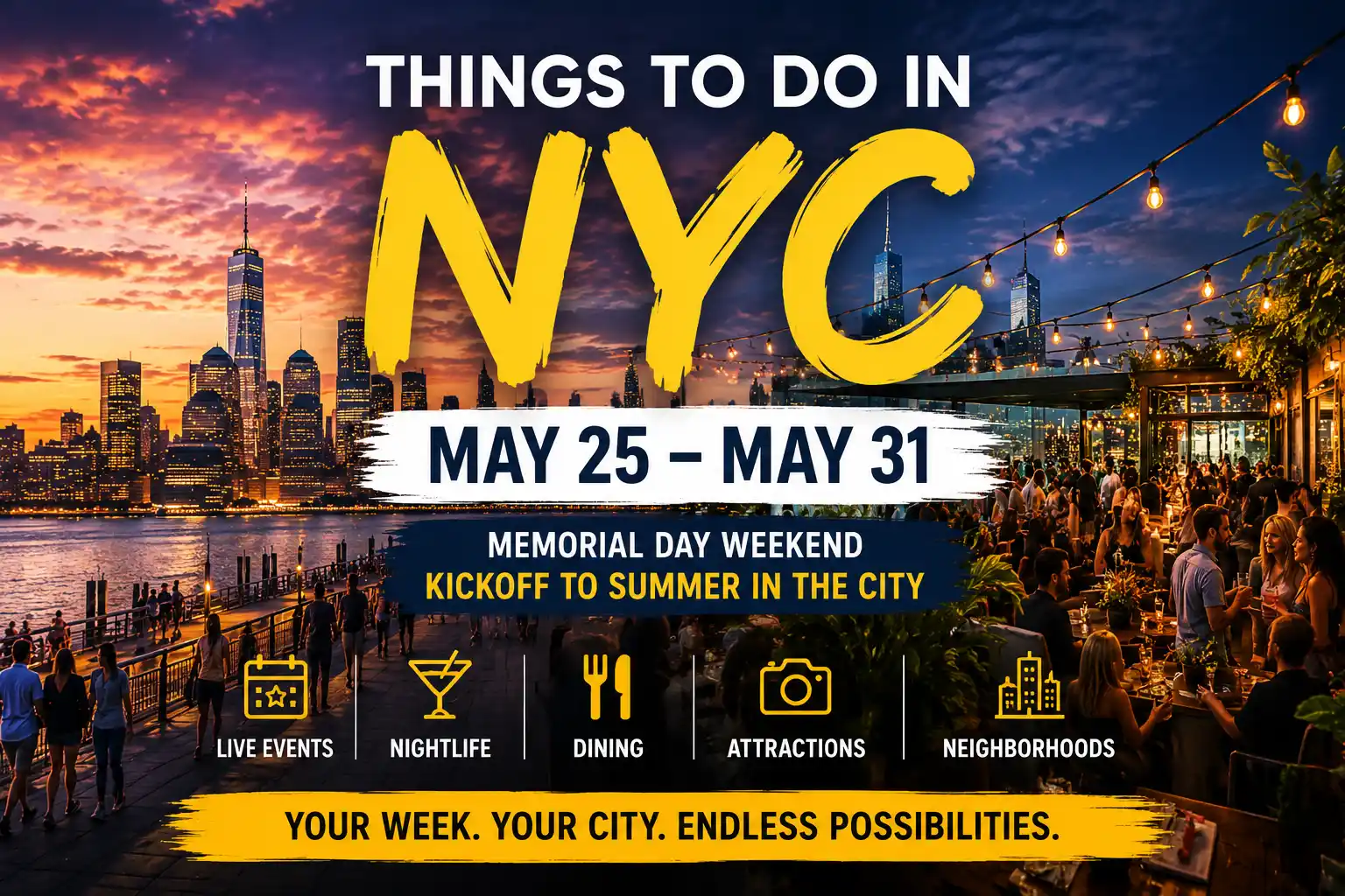 Things to Do in NYC May 25 - May 31