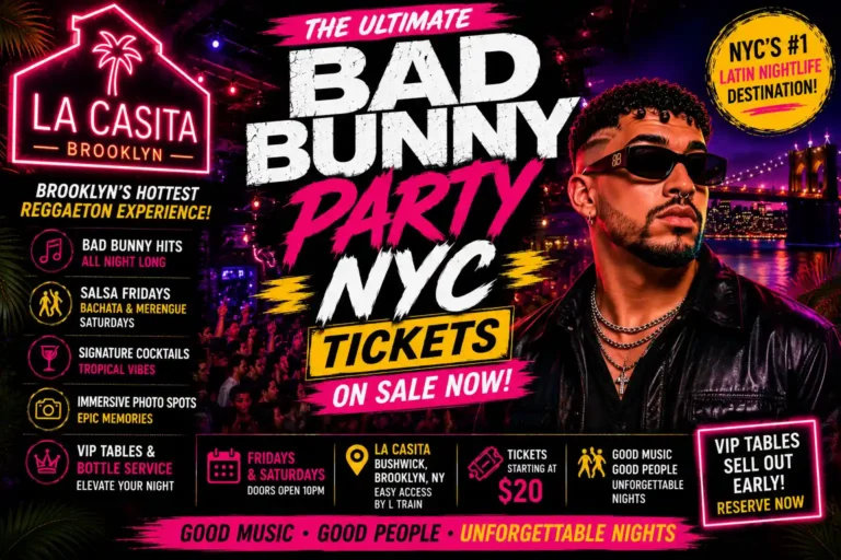 Bad Bunny Party NYC Tickets