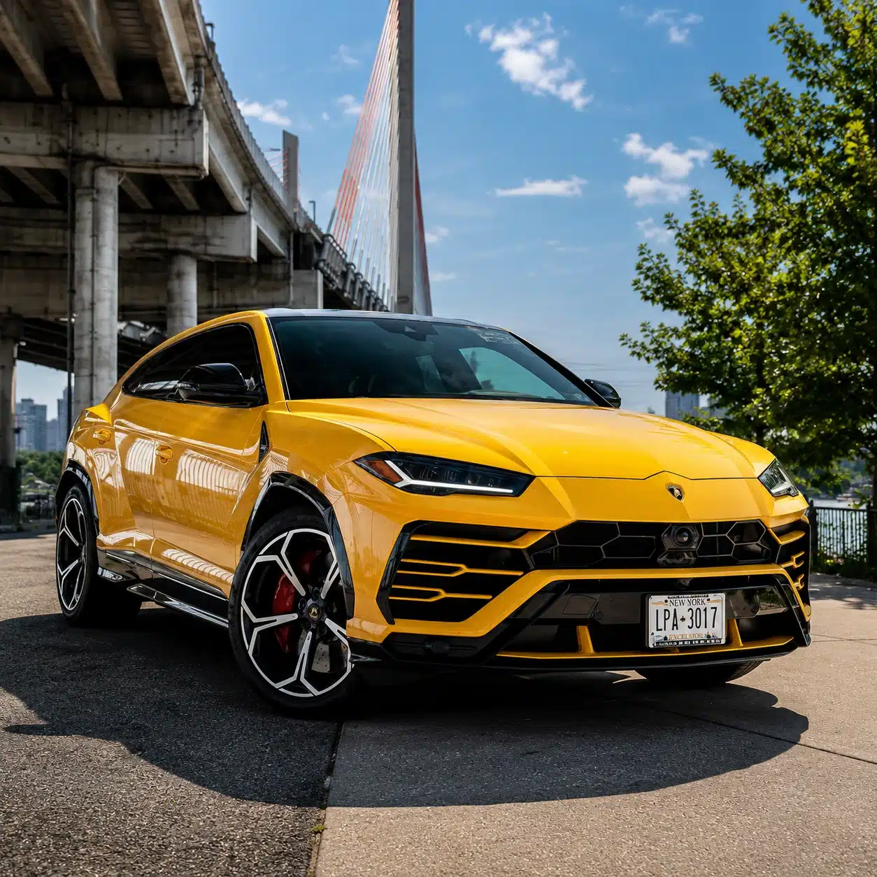 Yellow Lamborghini Urus Rentals NYC